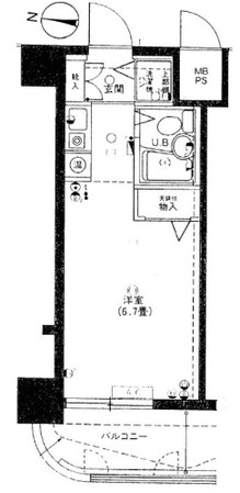 ネオマイム横浜台町の物件間取画像